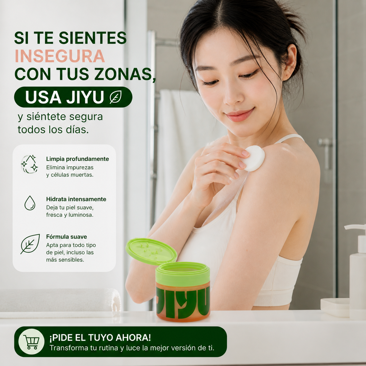 Almohadillas coreanas de caracol que hidratan, reafirman y dejan un glow radiante al instante