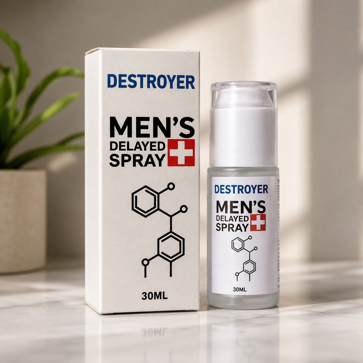 Spray retardante masculino para mejorar el control y brindar una experiencia más duradera y satisfactoria.