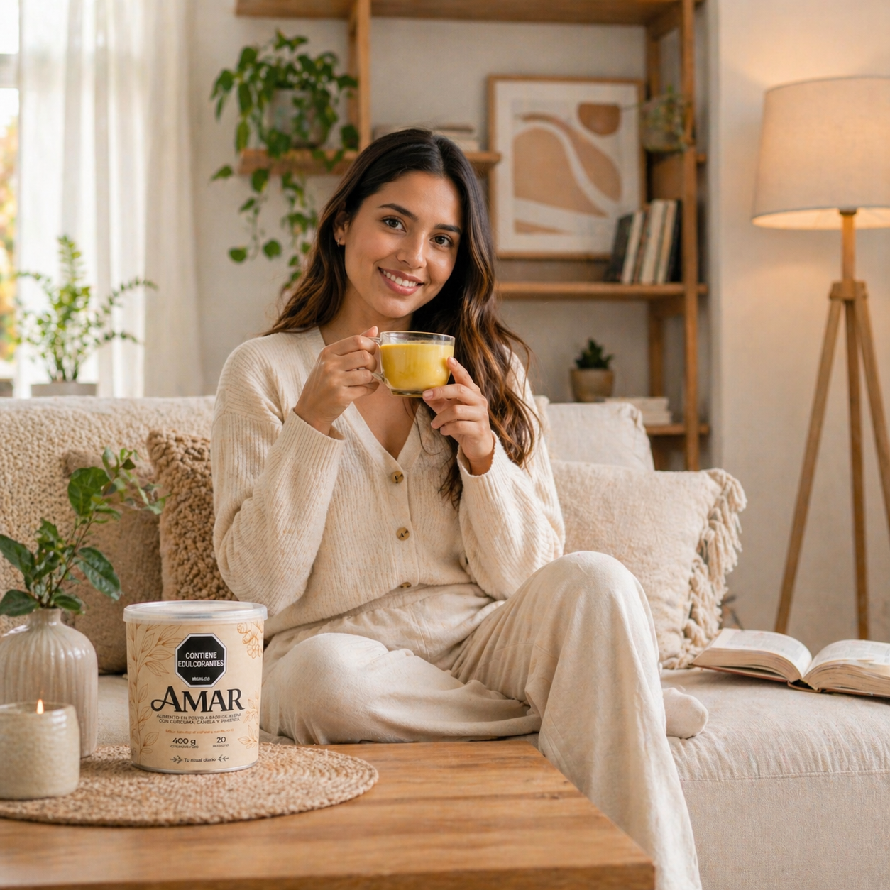 AMAR: Leche dorada que relaja cuerpo y mente en cada taza